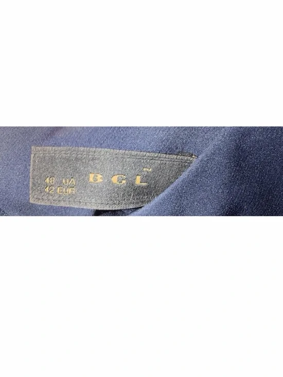 BGL Navy Blue Sleeveless Sheath Dress Size 10/12 (EU42) Professional Office Wear - Picture 3 of 3